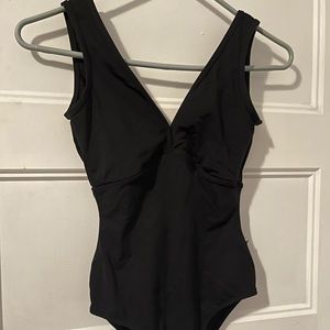 Mariia Black Tank Dance Leotard